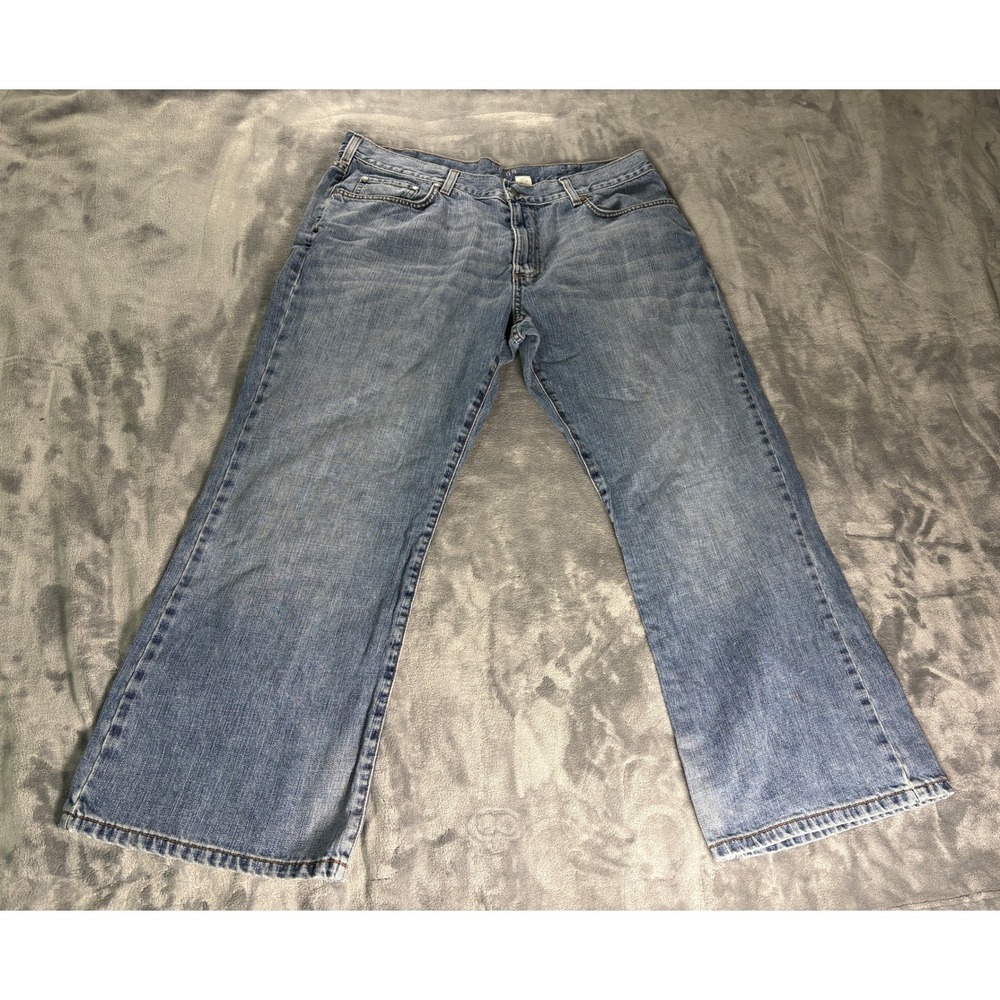 Sonoma Mens Relaxed Fit Jeans 38x29 Blue Medium Wash 100% Cotton Denim